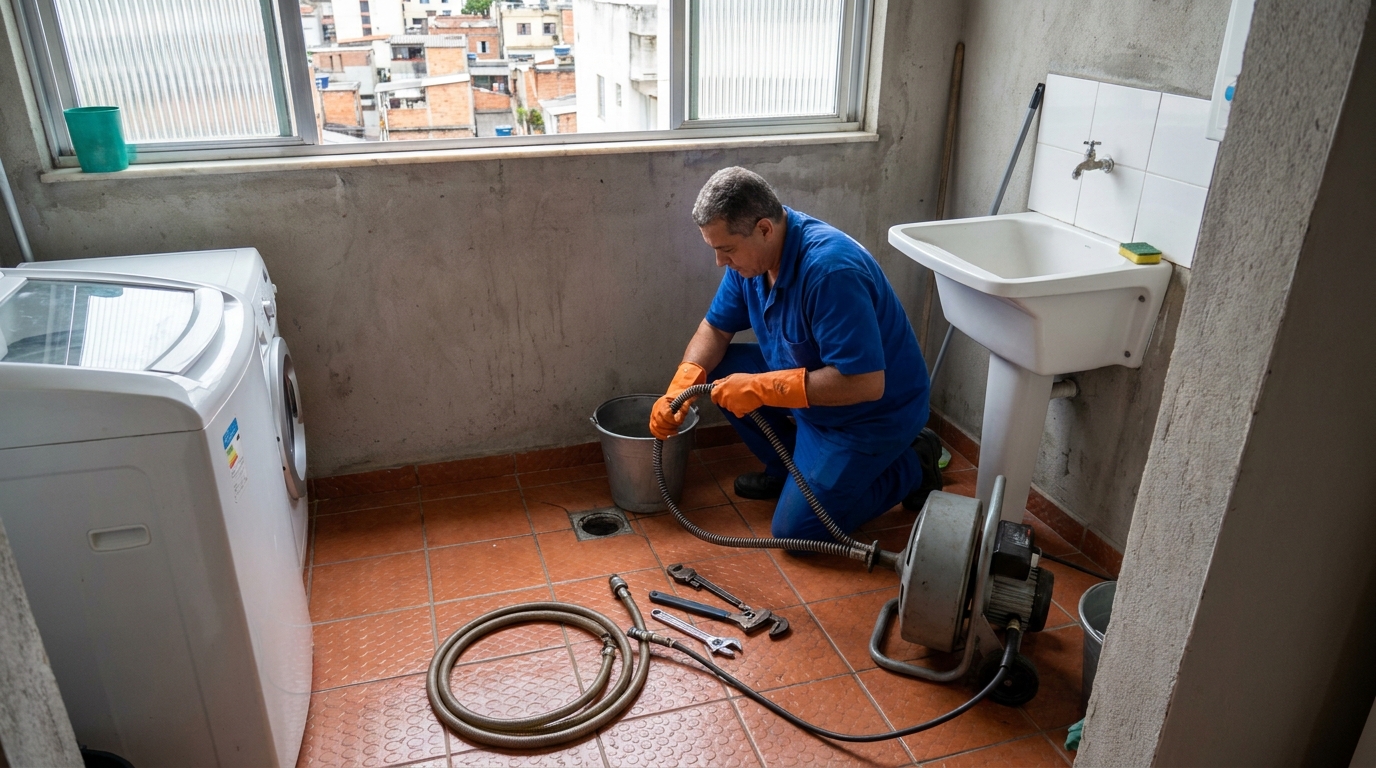 Limpeza Profunda de Ralos em Volta Redonda‑RJ
