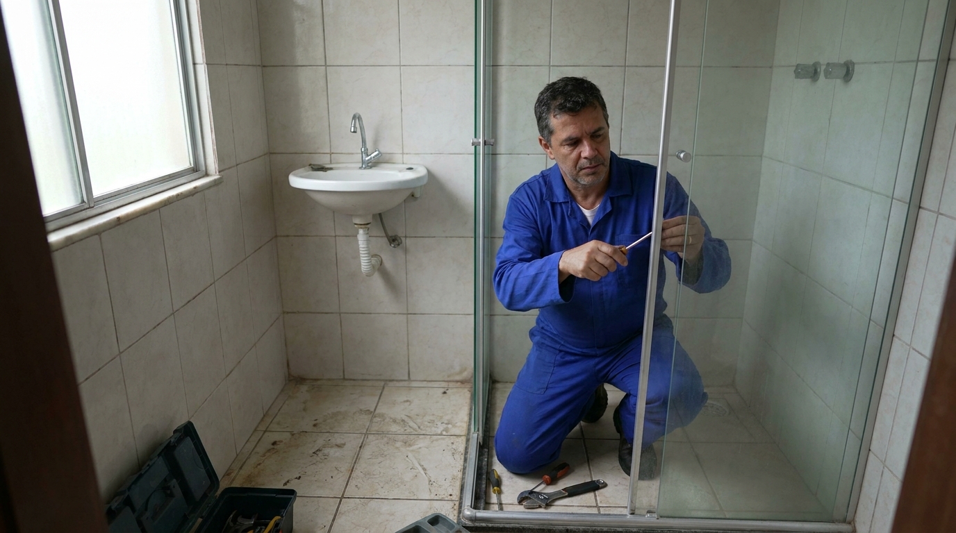 Troca de Roldanas e Trilhos em Volta Redonda‑RJ